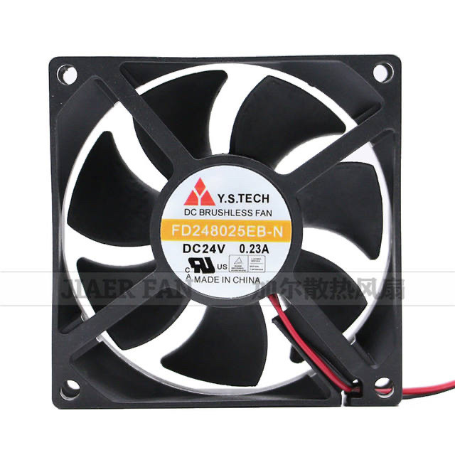 Y.S.TECH 4025 FD248025EB-N DC24V 0.23A 12CM 变频器散热风扇