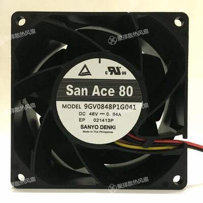 9GV0848P1G03 风扇 8038 48V 0.84A 8CM大风量 变频器 风扇
