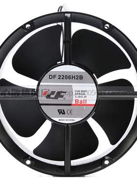 全新DF 2206H2B 220/240V 0.28A 20060 全圆 大风量散热风机风扇