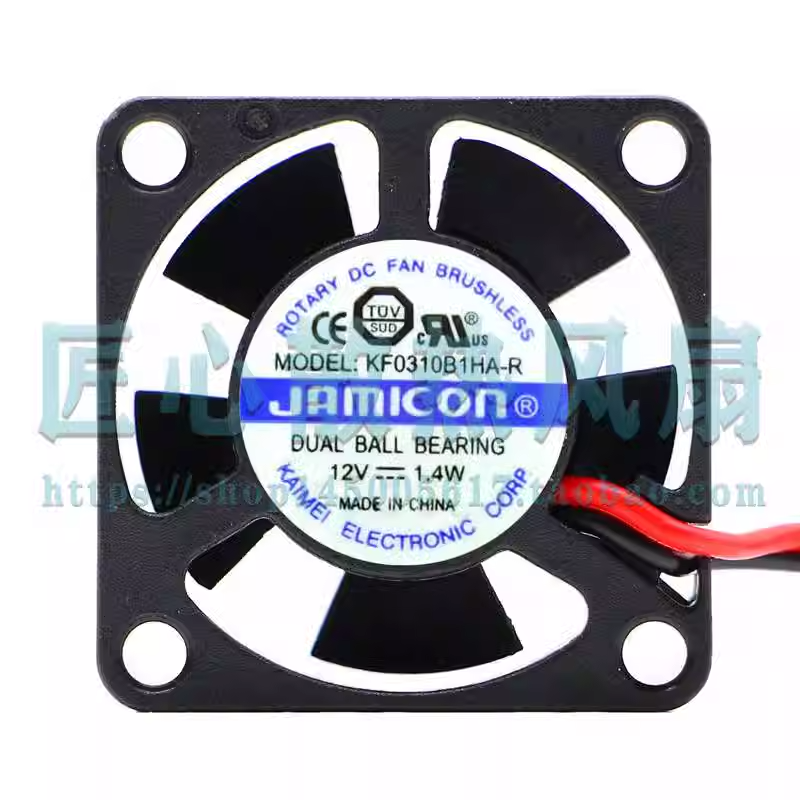 全新凯美/JAMICON KF0310B1HA-R 12V 1.4W 3CM 3010 3线 散热风扇