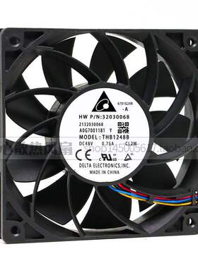 THB1248B 台达 12025 48V 0.75A 大风量散热风扇 HWP/N32030068