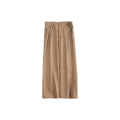 BSN1负一层【休闲西裤】国潮基础线夏季冰丝直筒阔腿长裤宽松男