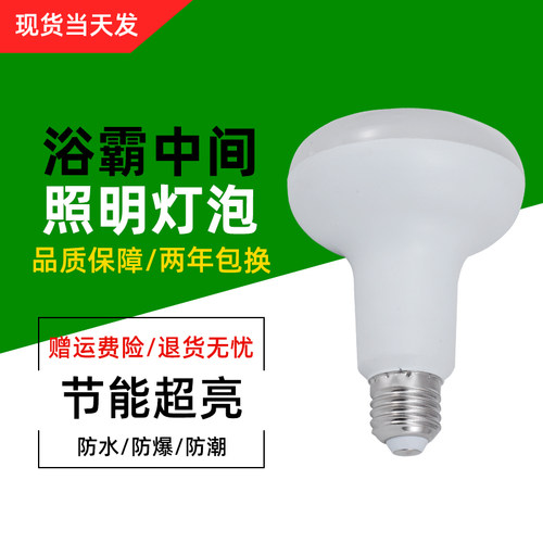 led浴霸照明灯泡中间12w家用