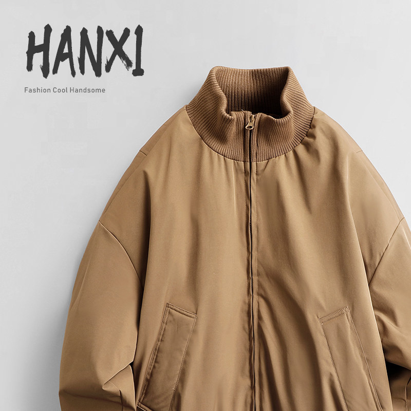 2025冬季新款美式休闲飞行员90白鸭绒保暖夹克痞帅防寒棒球羽绒服