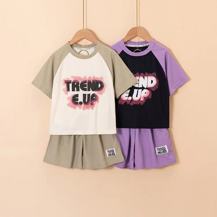 2026篮球服衣服原版夏装质量儿童装两件套中大童夏季薄款速干短裤