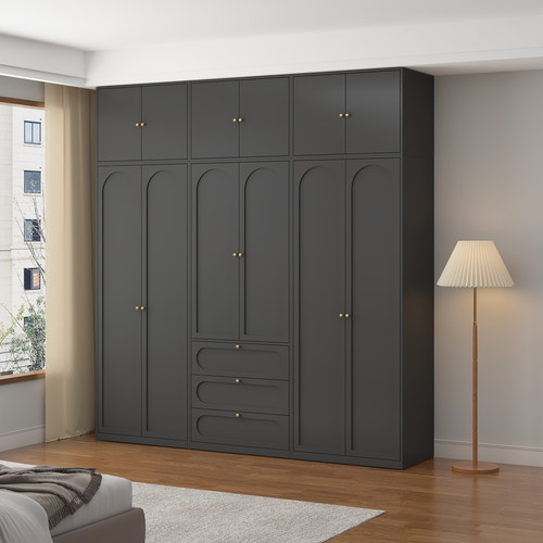 普拉格防尘简约现代衣柜