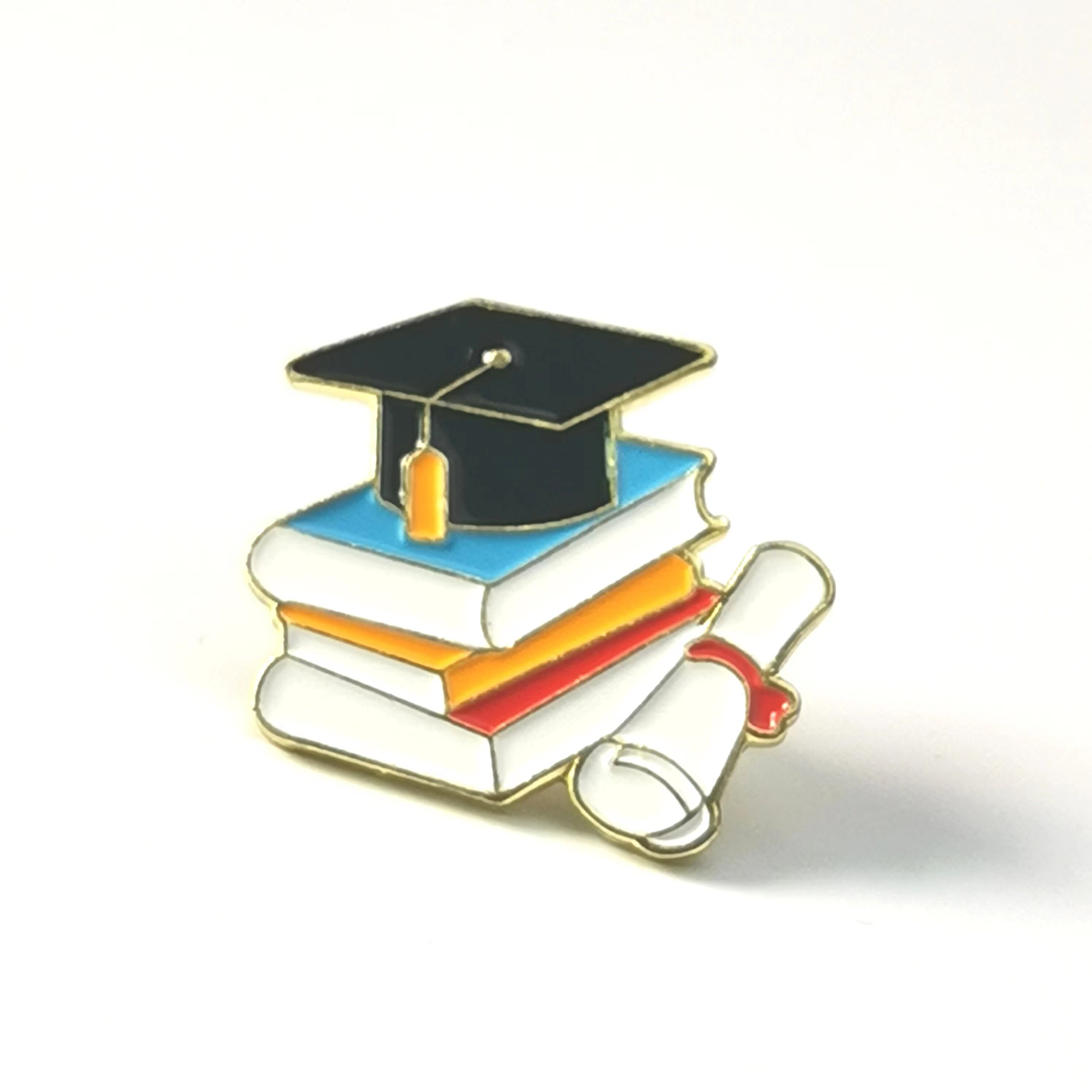 Cartoon letter book badge brooch Student bag decoration college style animal reading cardigan button Japanese and Korean versions thumbnail 2