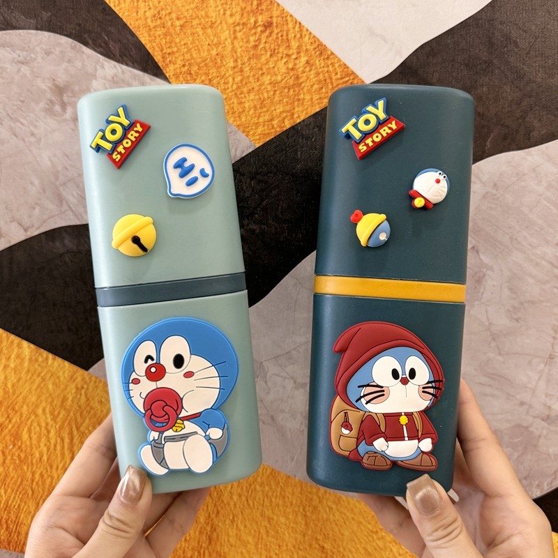 便携式旅行牙刷牙膏收纳盒可爱情侣漱口杯子学生儿童牙具洗漱套装