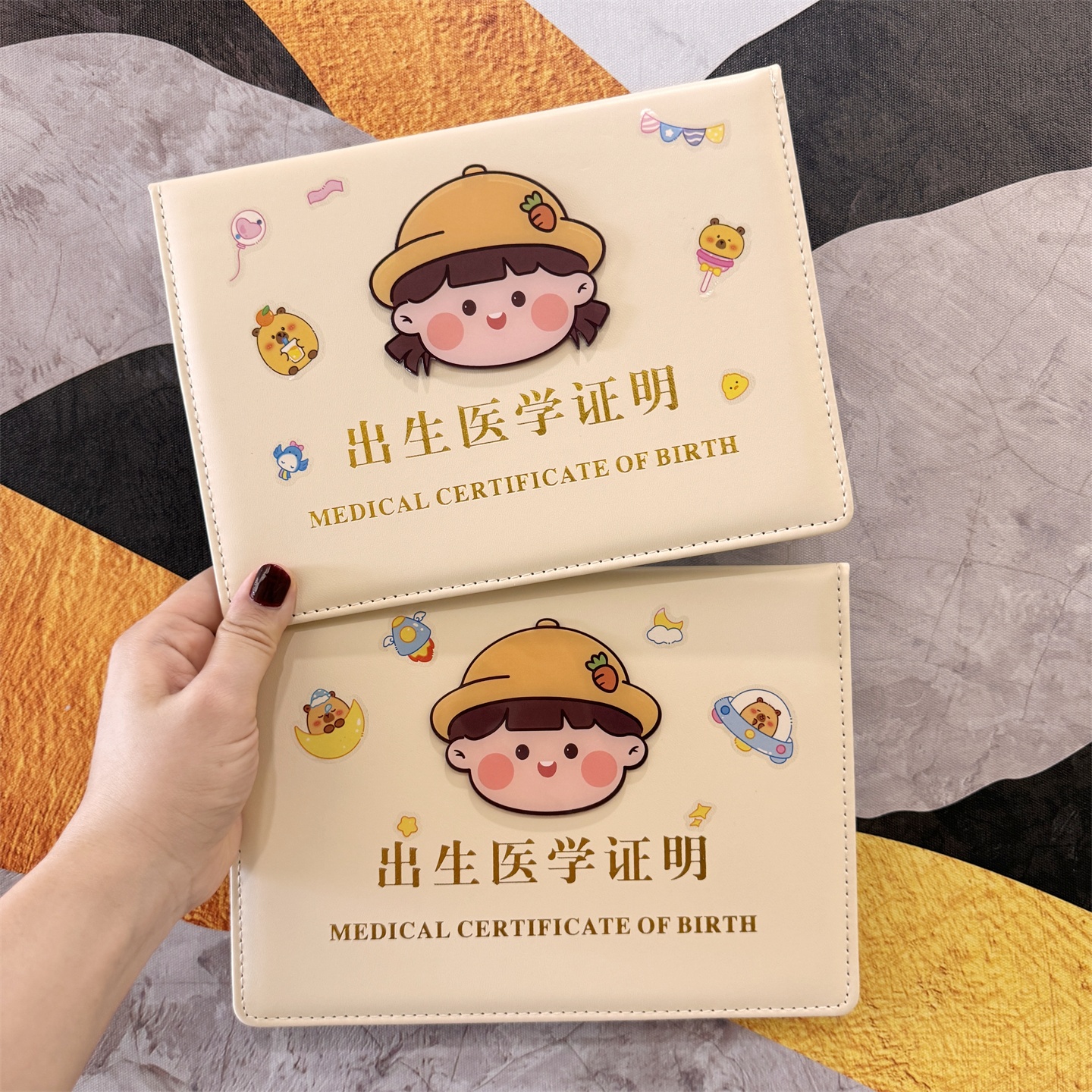 出生證明保護套寶寶疫苗本收納套