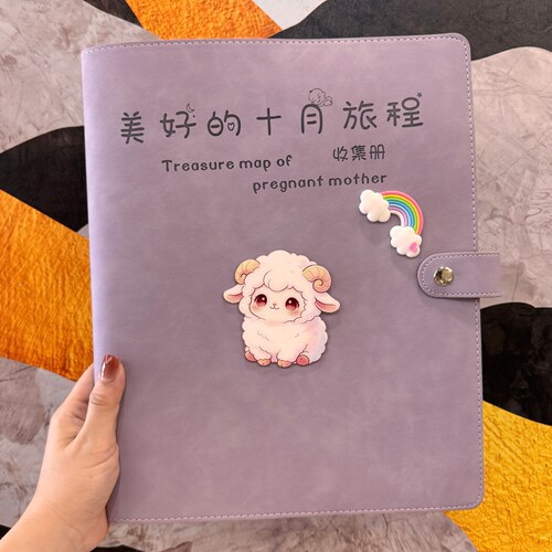 羊宝宝孕期产检收纳册孕妈档案册