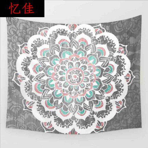 Mandala Bohemia printing Home Furnishing Tapestries Flower Qiangbu Wall decoration Beach towel Sandy beach Kerchiefin the Home Fabric , Tapestry/Tapestry  category - from Buy2taobao.com to provide professional Taobao agent buy service
