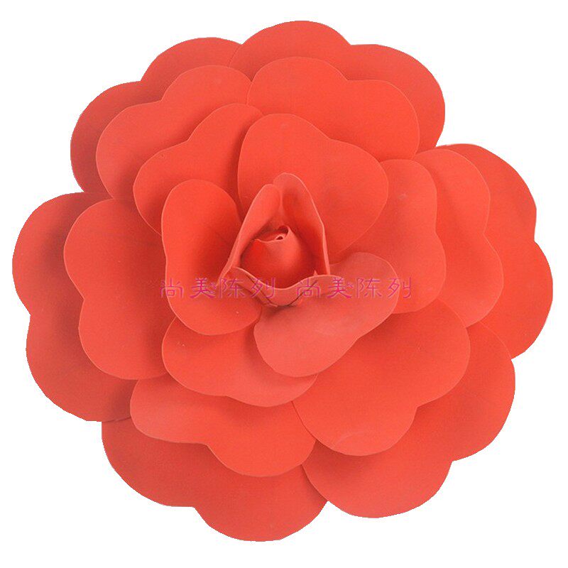 泡沫纸花婚庆海棉纸花珠宝店幼儿园礼物花DP美橱窗墙壁贴花装饰