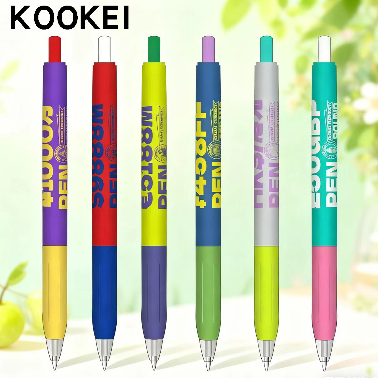 KOOKEI货币限定按动中性笔图片