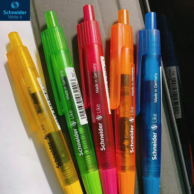 施耐德奈克like彩杆透明中性笔