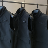 软壳户外 保暖抗寒加绒立领马甲背心潮 男士 防风拒水摇粒绒 秋冬季