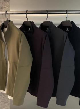 山系户外牛货！水洗米通格面料！春季新款简约休闲立领夹克外套男