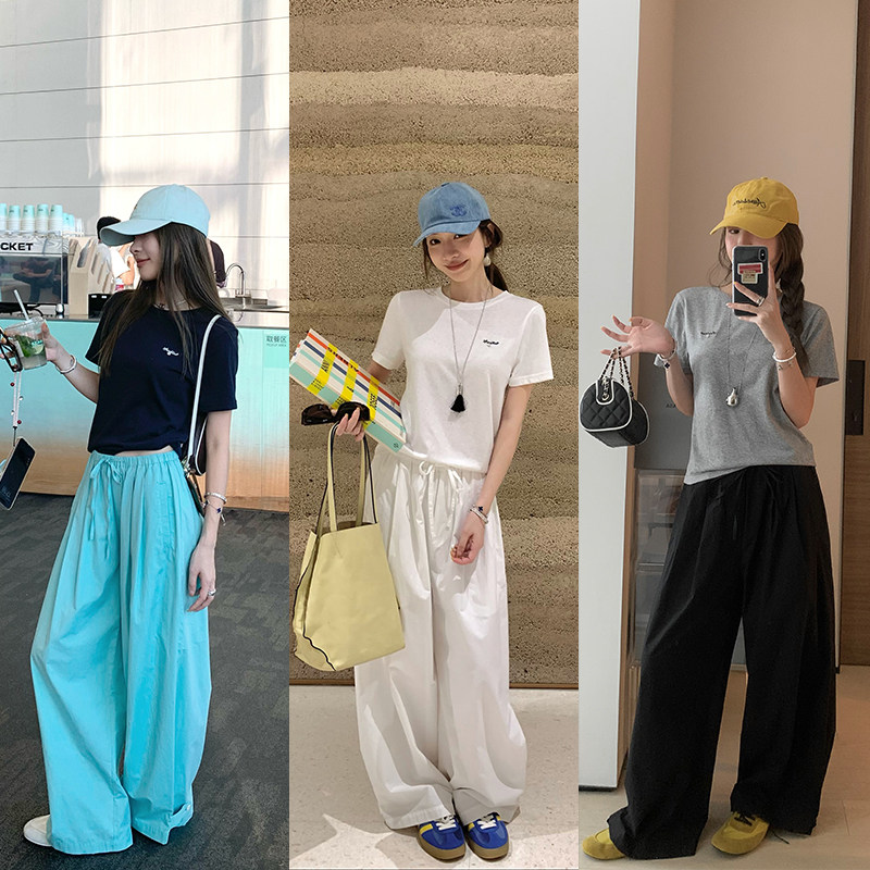 【所有女生的衣橱】小宜定制 夏日棉棉裤休闲裤脚袢扣可调节