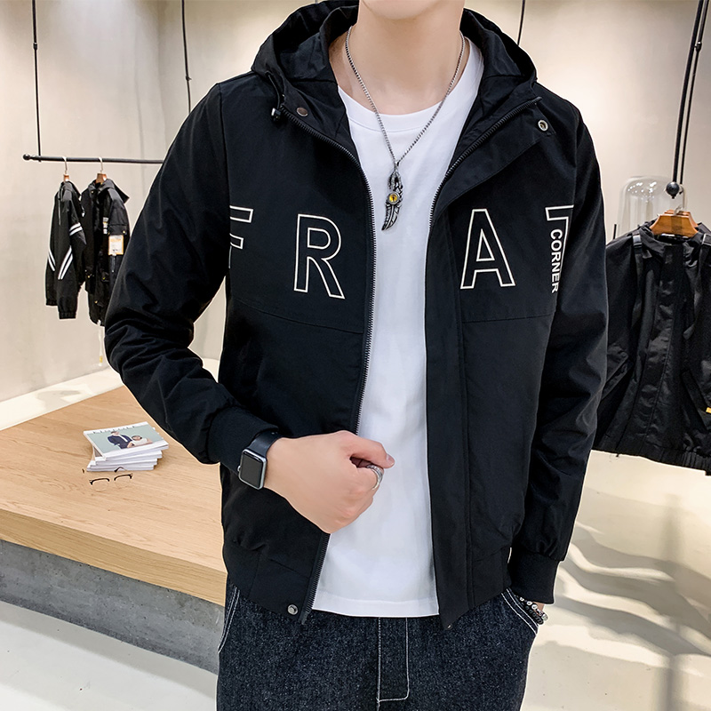 男士夹克外套2019秋季新款潮牌秋装上衣公子A21SEMIR花官方旗舰店(非品牌)