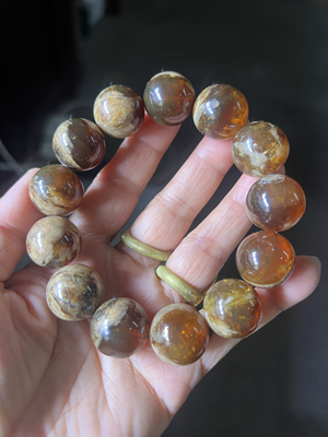 41克！溶洞手串