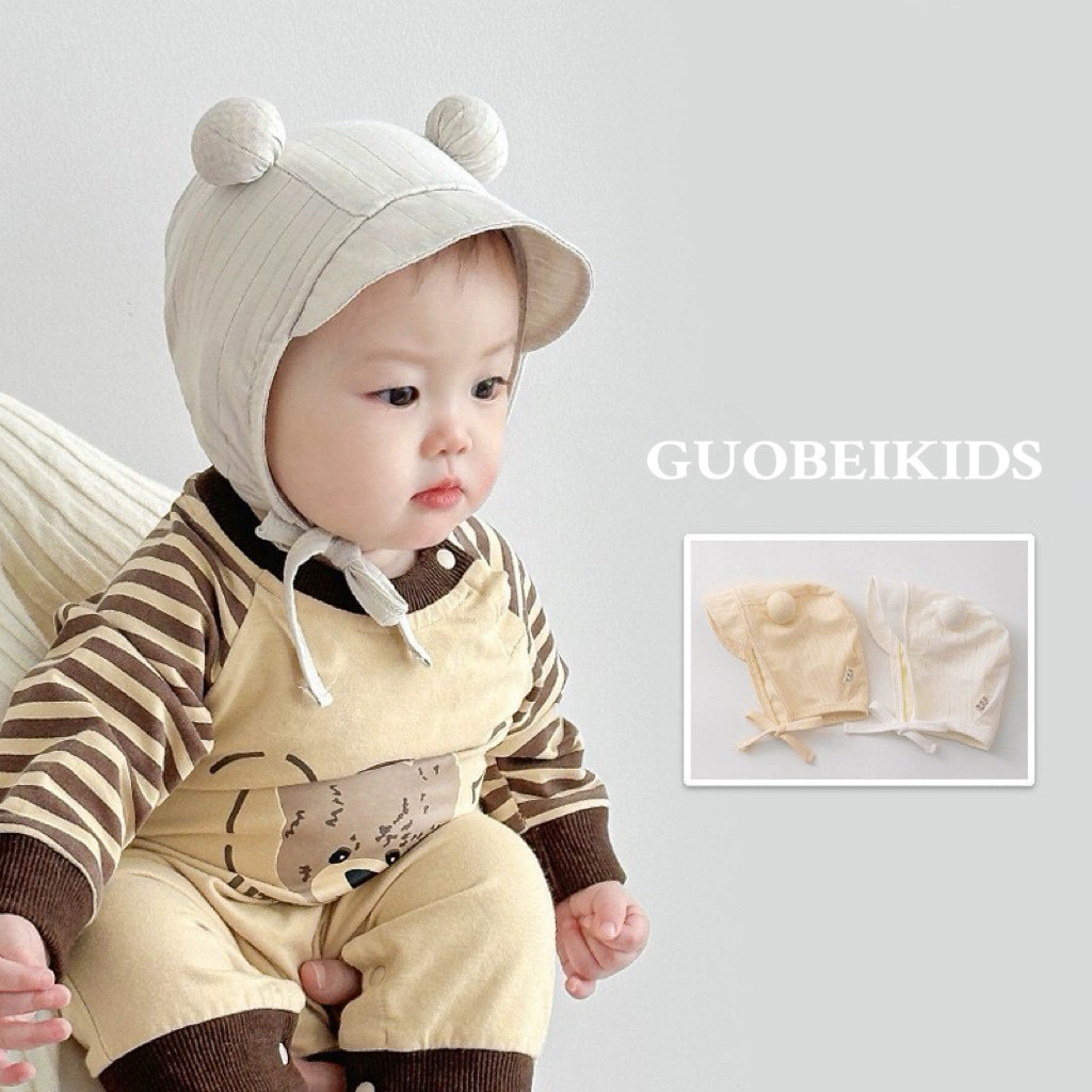 韩国婴儿帽子2026春秋时尚ins新款宝宝可爱百搭婴幼儿护耳帽胎帽