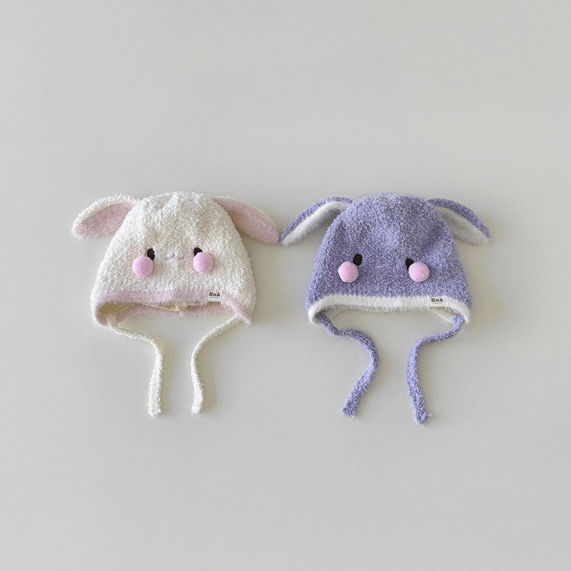 儿童帽子秋冬季超萌可爱小兔子护耳帽女童加厚保暖宝宝毛线针织帽,童装/婴儿装/亲子装,帽子,淘宝优惠券,粉丝福利购,淘宝优惠卷