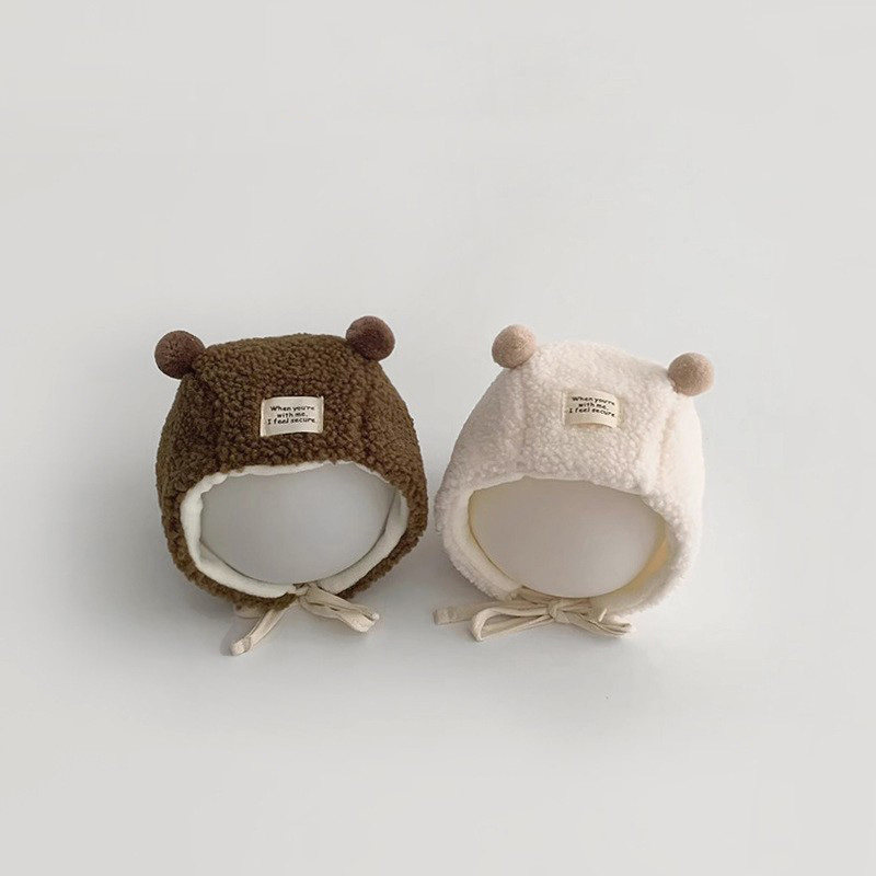 韩国宝宝帽子冬季新款男童女童防风系带帽毛绒保暖婴儿包头护耳帽,童装/婴儿装/亲子装,帽子,淘宝优惠券,粉丝福利购,淘宝优惠卷