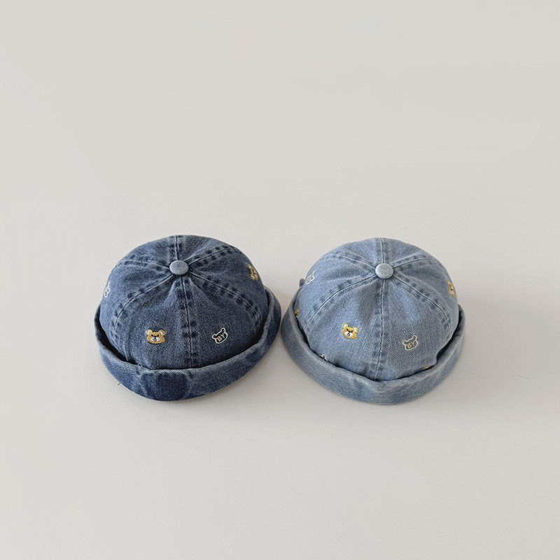 韩国儿童帽子春秋季新款可爱小熊瓜皮帽男童痞帅遮阳帽宝宝地主帽,童装/婴儿装/亲子装,帽子,淘宝优惠券,粉丝福利购,淘宝优惠卷