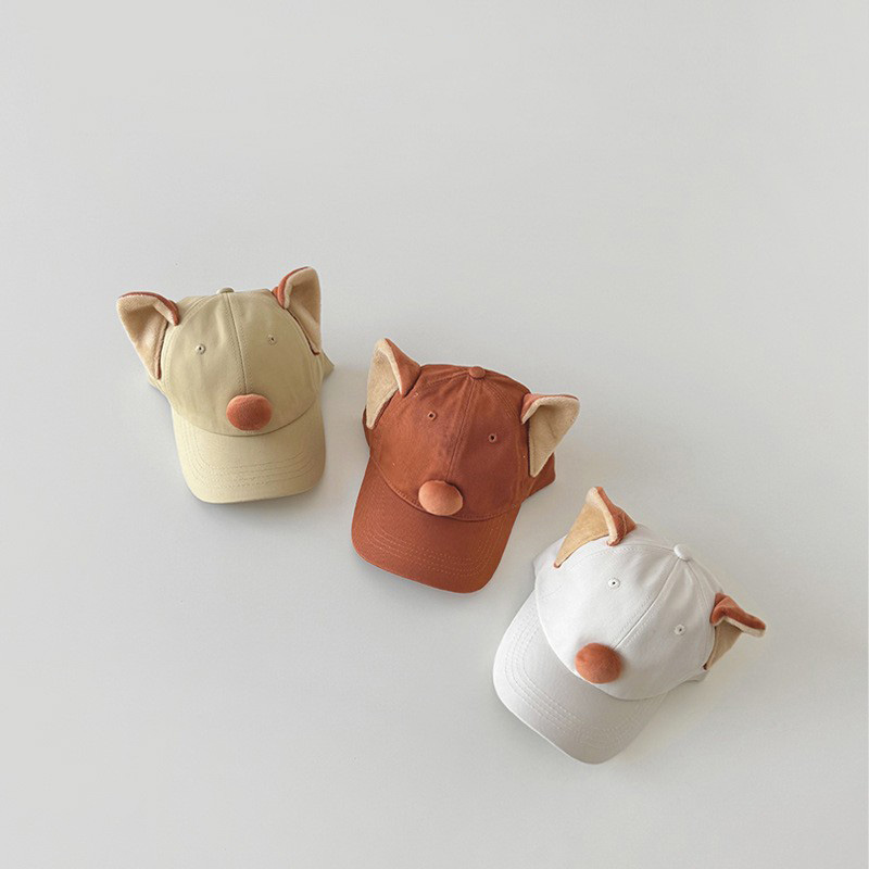 春秋儿童小狐狸防晒棒球帽