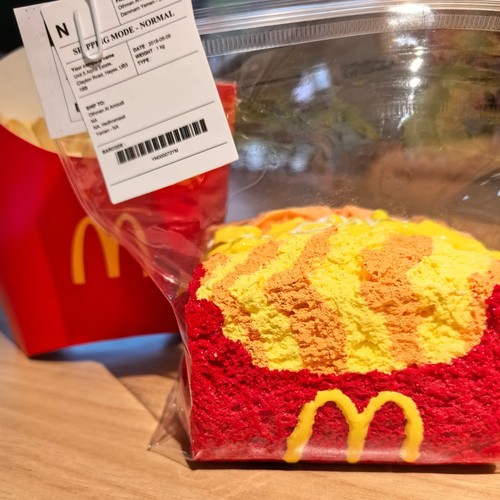 麦当劳吐司手工硅胶捏捏减压玩具