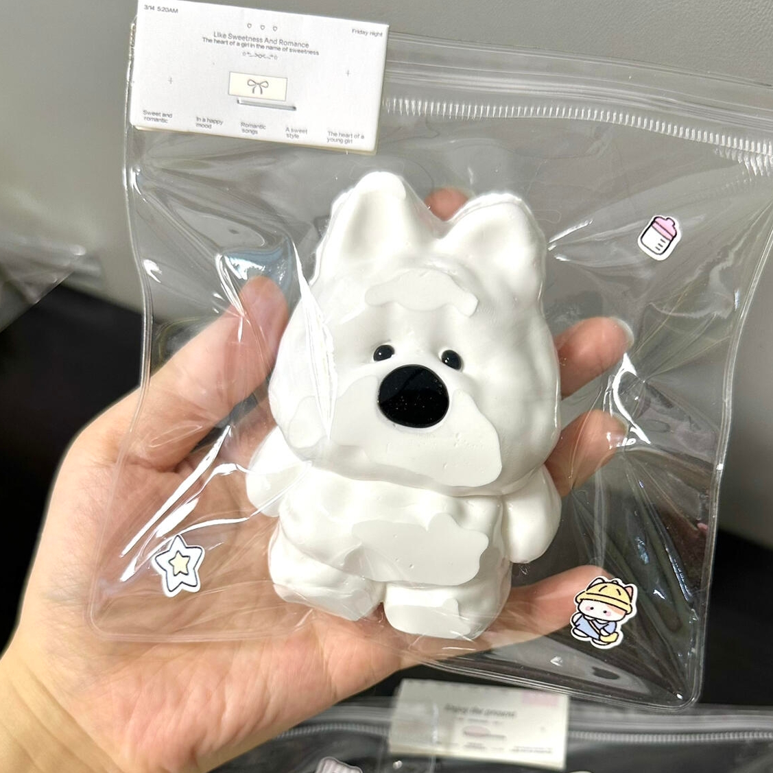 纯手工食品级硅胶西高地捏捏乐