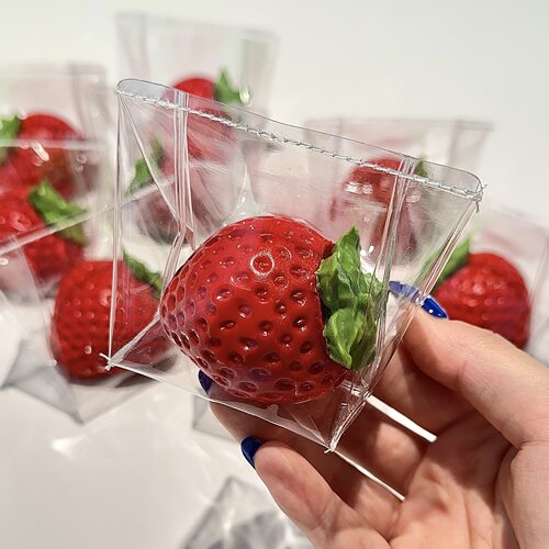 草莓系列手工食品级硅胶捏捏乐儿童解压玩具超软慢回弹儿童玩具