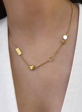 钛钢不掉色百搭高级感项链