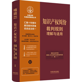 编 最高人民法院司法案例研究院 司法案例 实务解析社科 图书籍 知识产权纠纷裁判规则理解与适用 新华书店正版 国家法官学院
