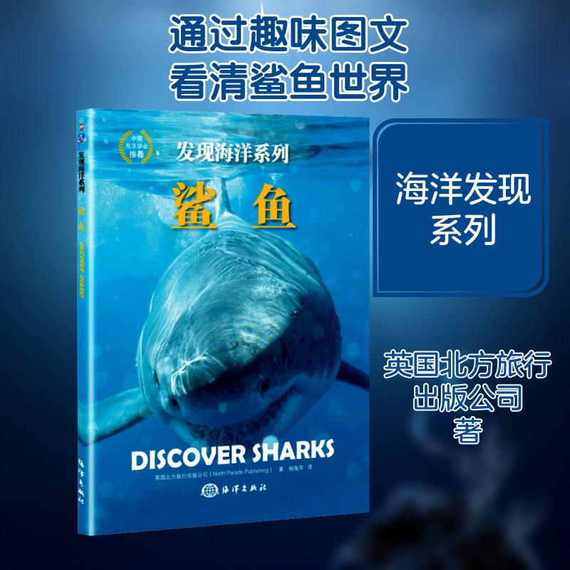 鲨鱼 英国北方旅行出版公司(North Parade Publishing) 著 杨海萍 译 科普百科少儿 新华书店正版图书籍 海洋出版社 - 实物图