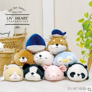 日本正品LIV HEART可爱Q版手握玩偶公仔发泄女生日礼物毛绒玩具
