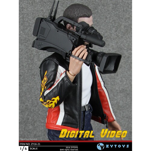 ZYTOYS1/6 数码摄像机 模型 ZY16-21兵人 潮流人偶 玩偶 BJD 手办