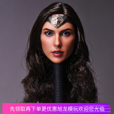 现货神奇女侠正义黎明头雕兵人