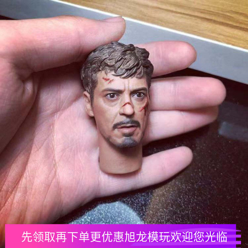 复仇者联盟托尼头雕兵人现货
