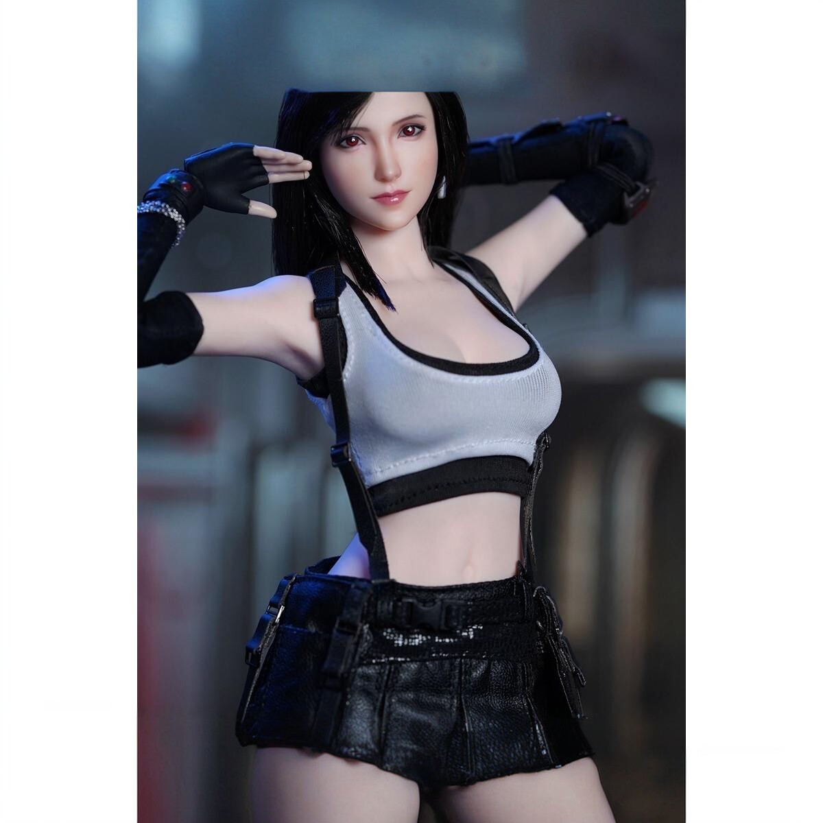 蒂法1/6美女头雕女兵人现货
