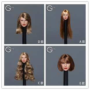 现货 GACTOYS 1/6兵人头雕模型 GC042 欧美流行女歌手 霉霉头雕