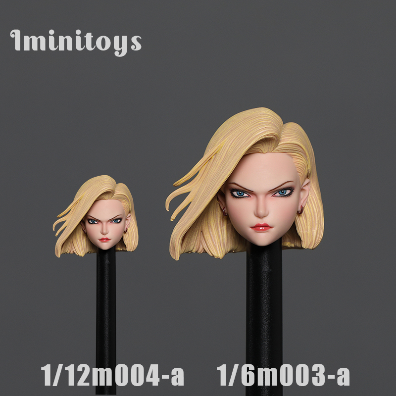 人造人女兵人头雕1/6现货