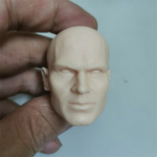 现货 1/6 兵人白模 杀手代号47 白模头雕 上色练妆 绘画素描练手