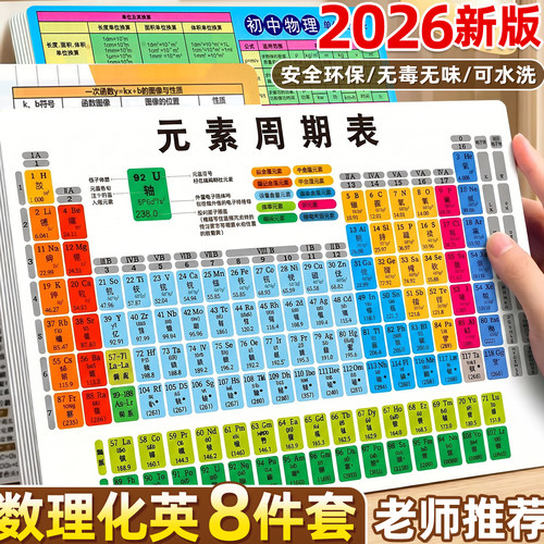 2026新版初中知识点总结