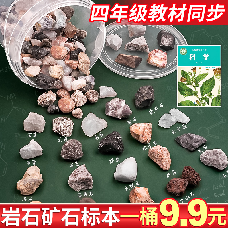 四年级科学下册岩石矿石标本