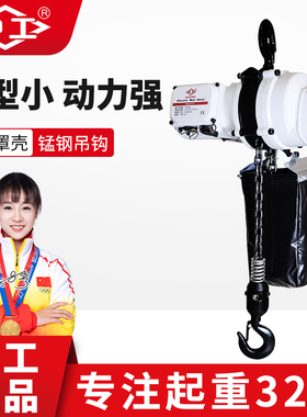 沪工电动葫芦起重机220v380v通用500公斤1t卷扬机提升机小型遥控