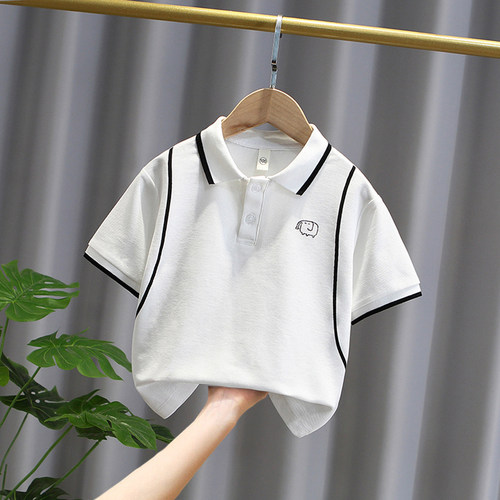 男童2024夏季休闲儿童痞帅polo衫
