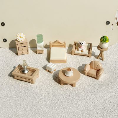 复古沙发柜子造景diy摆件