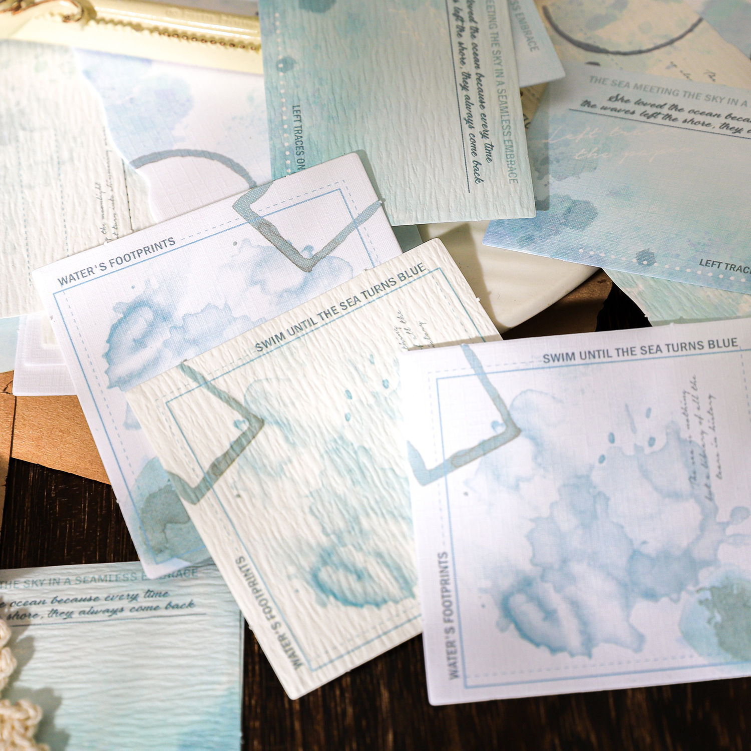 纸迹痕迹诗篇系列双享便签纸