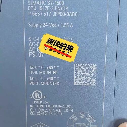 议价6ES7517-3FP00-0AB0 裸肌99新 功能