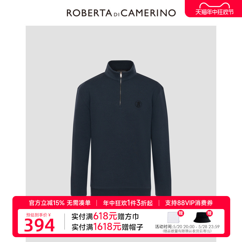 roberta卫衣诺贝达半高领立领